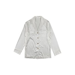 Customized white casual women's suit suit, design metal button suit, casual fashion, elastic elastic pants FA391 Customized white casual women's suit suit, design metal button suit, casual fashion, elastic elastic pants FA391